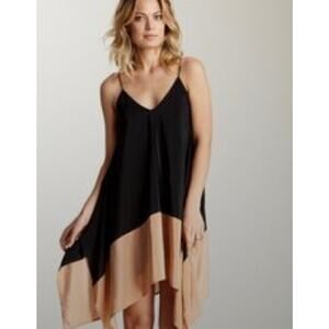 Stella & Jamie Cairo Colorblock Silk Slip Dress
Size XS